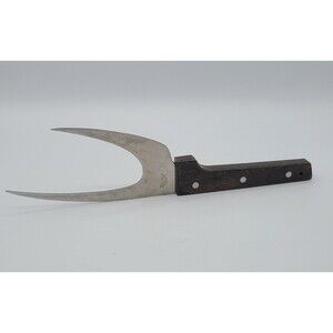 Vintage Vernco Meat Carving Claw Serving Fork Stainless